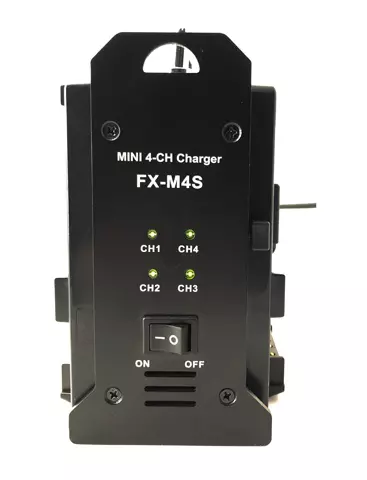 4 ch mini charger - 2A v-mount - 2